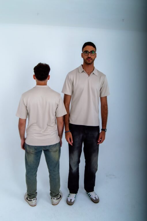 Waffle-textured polo T-Shirt - Image 2